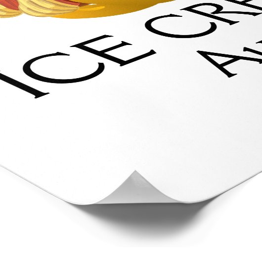 Eiskrem Sozialfonds - SRF Poster (Ecke)