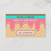 Eiskrem Visitenkarte (Vorderseite)