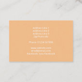 Eiskrem-Visitenkarte Visitenkarte (Rückseite)