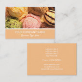 Eiskrem-Visitenkarte Visitenkarte (Vorne/Hinten)