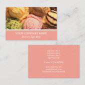 Eiskrem-Visitenkarte Visitenkarte (Vorne/Hinten)