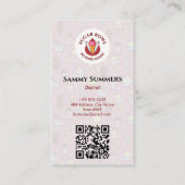 Eiskremgeschäft | Köstliche Dessertgeschmacksricht Visitenkarte (Vorderseite)