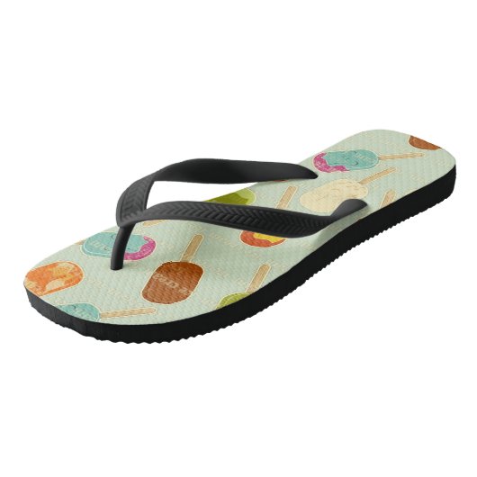 Eiskremmuster Badesandalen (Schrägansicht)