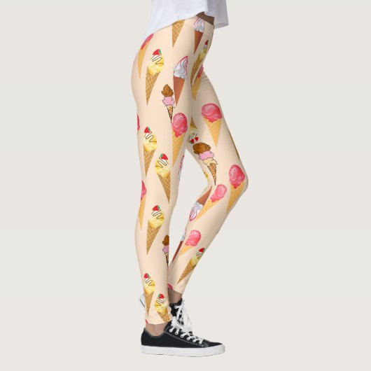 Eiskremmuster Leggings (Rechts)