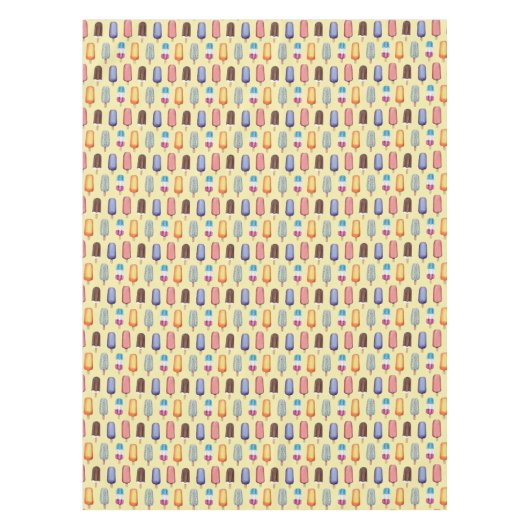 Eiskremmuster Tischdecke (Vorderseite)