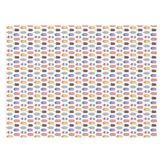 Eiskremmuster Tischdecke (Vorderseite (Horizontal))