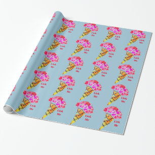 Eiskrempapier Geschenkpapier
