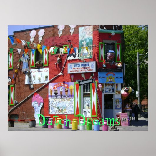 Eiskremshop Poster (Vorne)