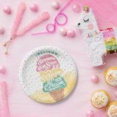 Eiskremsknochen Leckerei Brille Geburtstagspartei Pappteller (Party)