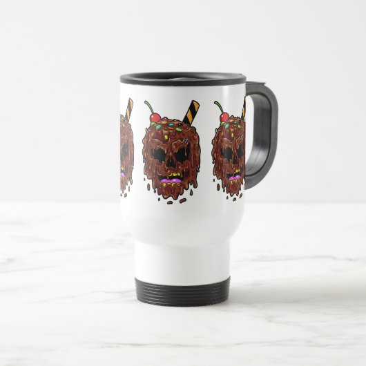 Eiskremskulls-Tasse Reisebecher (VorderseiteRechts)