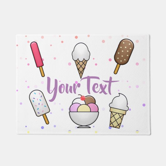 Eiskremtraum Fußmatte (Vorderseite)