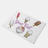 Eiskremtraum Fußmatte (Schrägansicht)