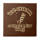 Eiskremziegel Fliese (Vorderseite)