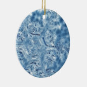 Eiskristall Fraktal Snowflake Keramik Ornament (Rechts)