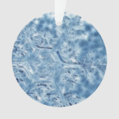 Eiskristall Fraktal Snowflake Ornament (Vorderseite)