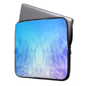 Eiskristall Laptopschutzhülle (Vorderseite Links)