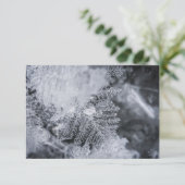 Eiskristall-Naturfotokarte (Stehend Vorderseite)