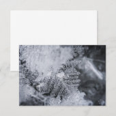 Eiskristall-Naturfotokarte (Vorne/Hinten)