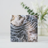 Eiskristall-Naturfotokarte (Stehend Vorderseite)