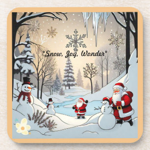 "Eiskristall-Schönheit" Getränkeuntersetzer