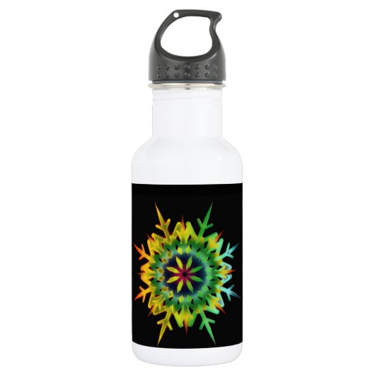 Eiskristall Trinkflasche (Vorderseite)