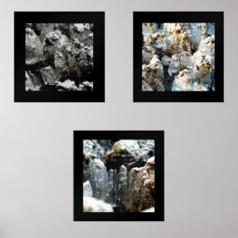 Eiskristalle 12x12 Poster Print Set