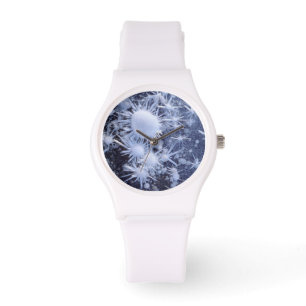 Eiskristalle in der Sierra Armbanduhr