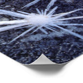 Eiskristalle in der Sierra Poster (Ecke)