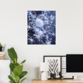Eiskristalle in der Sierra Poster (Heimbüro)