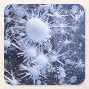 Eiskristalle in der Sierra Rechteckiger Pappuntersetzer