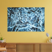 Eiskristalle Leinwanddruck (Insitu (Wohnzimmer))