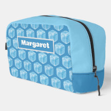 Eiskuben Blue Toilettenbeutel