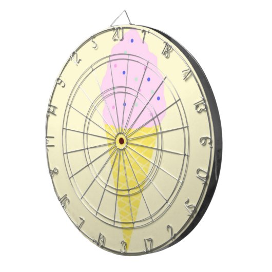 Eiskunst Dartscheibe (Vorderseite rechts)