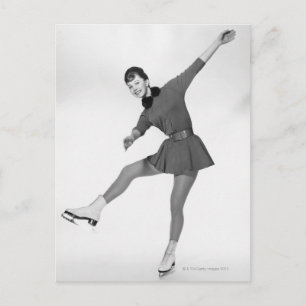 Eiskunstlauf der Frauen Postkarte
