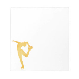 Eiskunstlauf-Dreh-Notizblock Notizblock