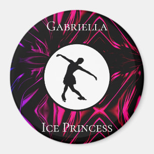 Eiskunstlauf "Eisprinzessin" Personalisiert Magnet