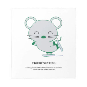 Eiskunstlauf Notizblock