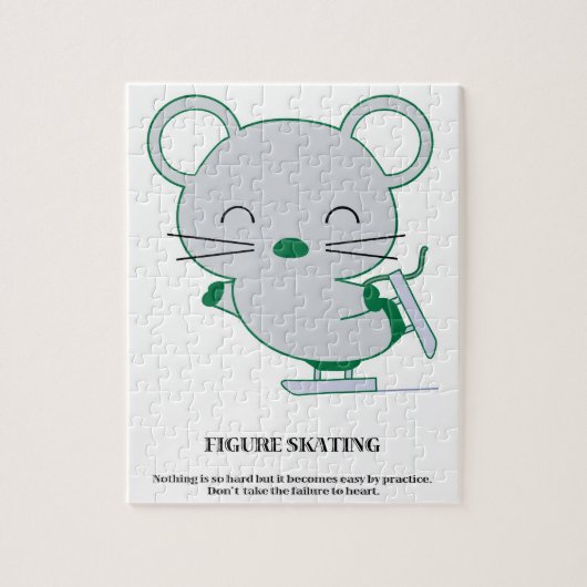Eiskunstlauf Puzzle (Vertikal)