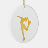 Eiskunstlauf-Spinnenschmuck Keramik Ornament (Rechts)