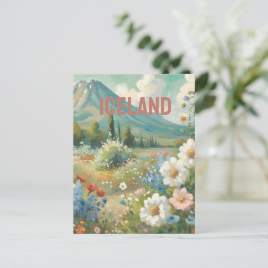 Eisland Postkarte (Stehend Vorderseite)