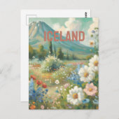 Eisland Postkarte (Vorne/Hinten)