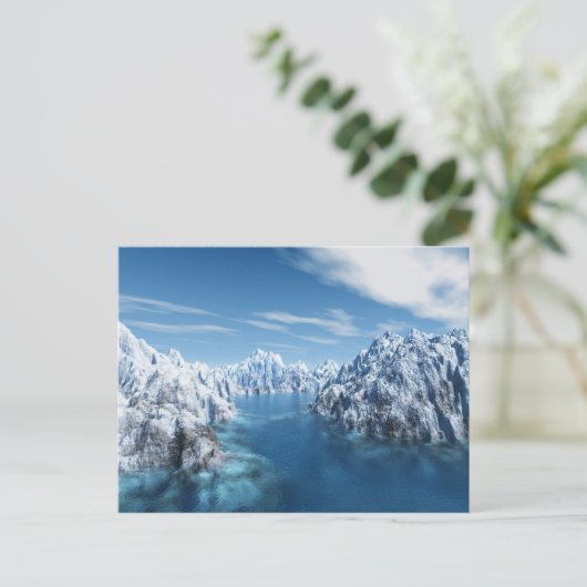 Eisland Postkarte (Stehend Vorderseite)