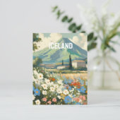 Eisland Postkarte (Stehend Vorderseite)