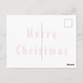 Eislauf-Bären-Weihnachtskarten Postkarte (Rückseite)