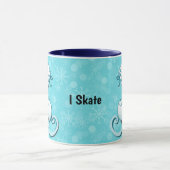 Eislauf-Schlittschuh Ich Laufe Personalisierter Be Tasse (Zentrum)