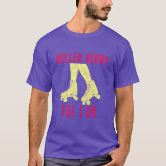 Eislauf-Sport Rollschuhläufer vintage Geschenk T-Shirt