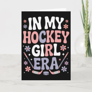 Eislaufbahn-Stil in meiner Hockey-Mädchen-Ära Karte