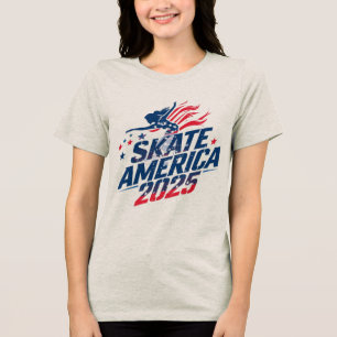 Eislaufen Damen T-Shirts Eisläufer Skaten Sport ge