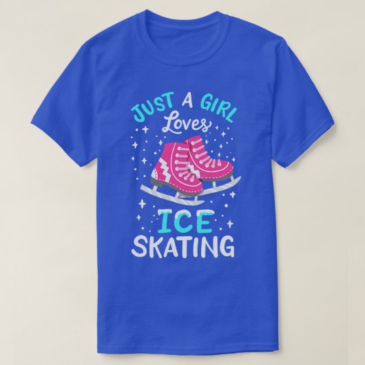 Eislaufen Eisläufer 2 T-Shirt (Design vorne)