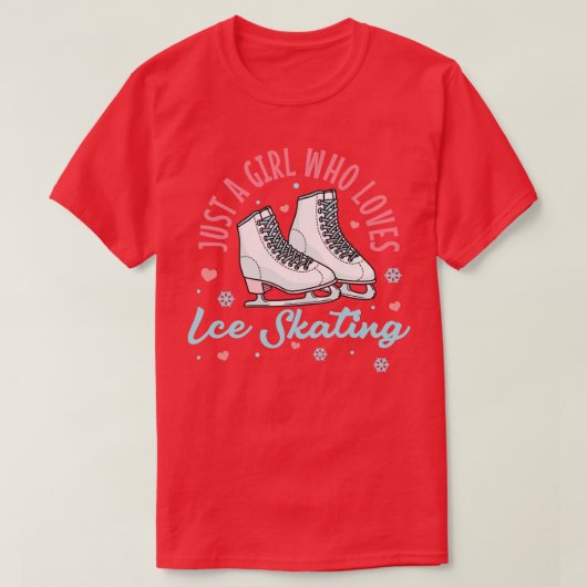Eislaufen Eisläufer T-Shirt (Design vorne)